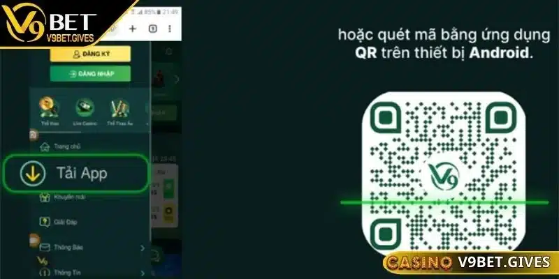 Tải app V9bet đơn giản dễ dàng cho bạn